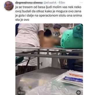 O asistentă medicală a filmat paciente goale în timpul operației și chiar a transmis o naștere în direct, pe TikTok. Scandal uriaș la o maternitate din Serbia
