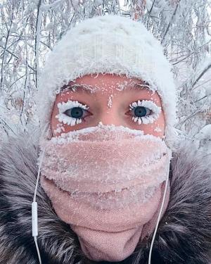 Ger care îngheaţă feţele în Rusia: minus 67 de grade Celsius în Siberia