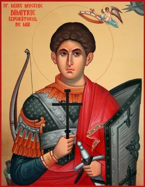 Creştinii ortodocşi îl sărbătoresc, astăzi, pe Sfântul Mucenic Dimitrie