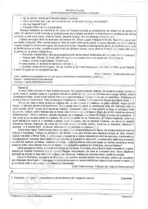 Subiectele la Evaluare Naţională 2022 - limba şi literatura română. "Toate pânzele sus", la primul subiect, şi o întâmplare din vacanţă la subiectul secund
