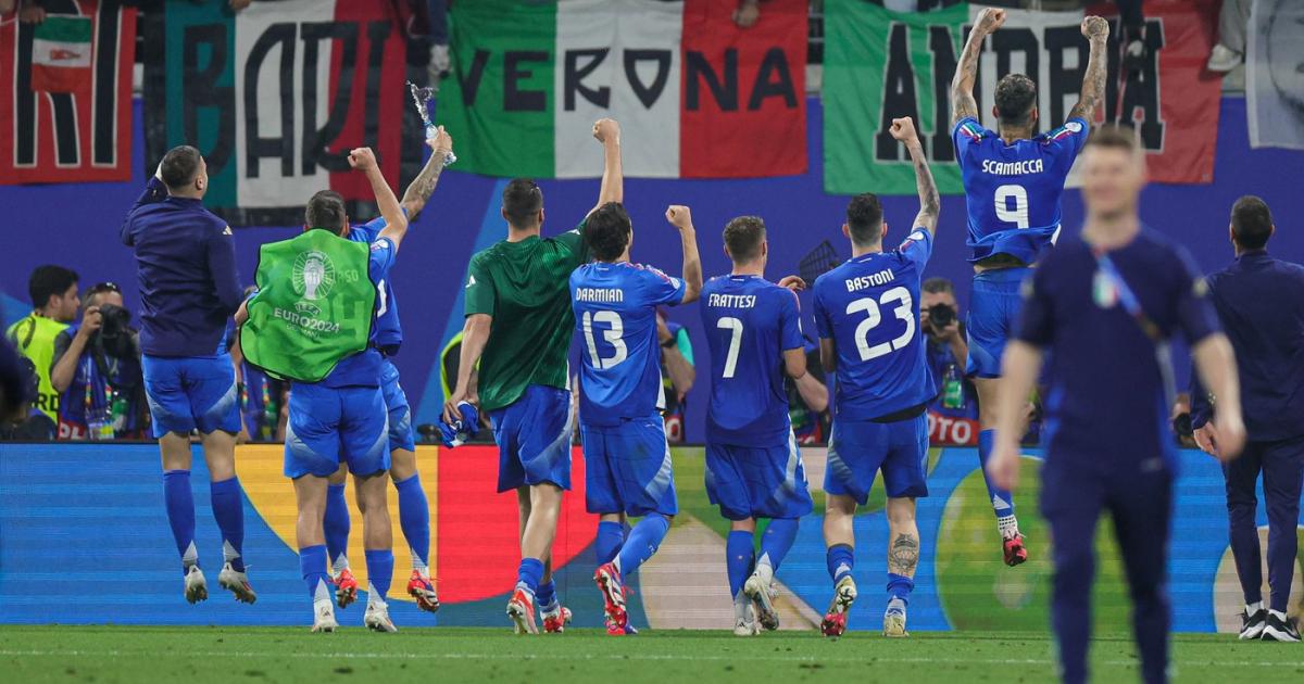 EURO 2024. Croazia – Italia 1-1.  Gli azzurri avanzano agli ottavi dopo un gol segnato al 90+8′, nell’ultima fase
