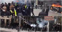 Proteste violente și zeci de arestări în Franţa. Manifestanții au ocupat primăria din Marsilia