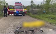 Bărbat de 49 de ani, găsit mort lângă o trotinetă, în comuna Gogoşu din Mehedinți