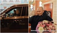 Putin a mers cu SUV-ul Aurus la un hotel din Moscova pentru a se întâlni cu fosta lui profesoară