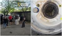Bărbat din Timișoara, prins în flagrant în timp ce trasnporta 6,5 kilograme de canabis într-un boiler