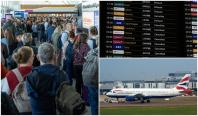 Haos pe aeroporturile din Regatul Unit: Peste 1.000 de zboruri anulate, iar blocajul ar putea dura zile