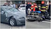 Un motociclist de 17 ani a murit după ce a fost lovit în plin de o șoferiță care nu i-a acordat prioritate
