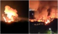 Momentul exploziei de la CET Vest Bucureşti. Cauza incendiului. Martor: "Deci a bubuit, a sărit în aer"