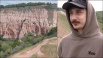 Reacția unui turist polonez, după ce a văzut "Micul Canion al României": "Mi-am dorit cu adevărat"