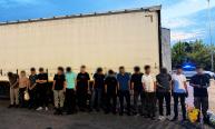 Șofer turc, prins la Giurgiu cu 15 imigranți ascunși în TIR. Urmau să ajungă în Belgia