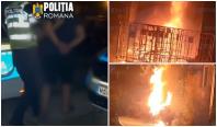 Bărbatul care a provocat 3 incendii într-o singură noapte în Capitală a fost prins. Nu este la prima abatere