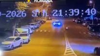 Momentul în care o femeie din Năvodari este călcată pe trecerea de pietoni. Şoferul spaniol a fugit
