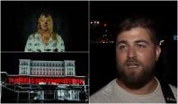 Reacţia unui spectator după show-ul care a transformat Palatul Parlamentului într-un spectacol de lumină