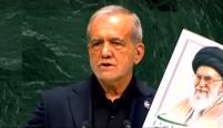 Preşedintele iranian a venit cu poza ayatolahhului la ONU: A fost asasinat fără motiv