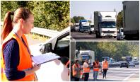 Recensământ în trafic: șoferii, întrebați ce traseu au, dar și cât câștigă pe lună
