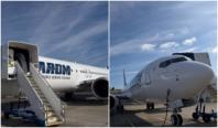Boeingul "Ivan Patzaichin", la primul zbor. Decolare spre Chișinău, alături de familia fostului campion