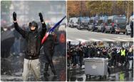 Protestele au transformat Parisul într-o fortăreață: 24 de stații de metrou închise, peste 130 de arestări