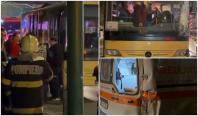O ambulanţă care transporta o minoră însărcinată a ajuns pe contrasens şi s-a izbit de un autocar, în Braşov