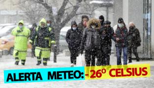 Alertă Severe Weather! Orașele din România unde vor fi -26 grade Celsius începând de mâine