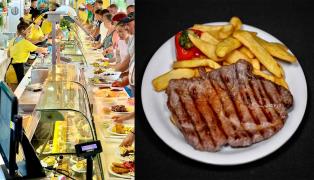 Câți lei costă o ceafă de porc cu cartofi prăjiți, la autoservire în Mamaia