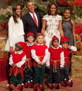 Familia Obama s-a pozat cu spiriduşii