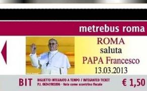 UN PAPA NONCONFORMIST: Francisc I zambeste pe biletele de autobuz