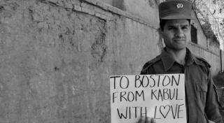 To Boston. From Kabul. With Love