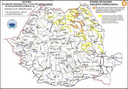 COD PORTOCALIU de inundatii, in Moldova