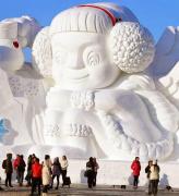 Sculpturi din zăpadă care iţi vor tăia răsuflarea. Imagini incredibile!