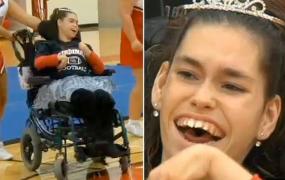 EMOŢIONANT! Boala cruntă de care suferă nu a împiedicat-o să devină regina balului