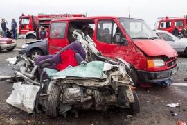 Accident Grecia: În TIR-ul groazei, condus de un român, mai era o persoană