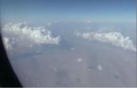 Apariție ULUITOARE PE CER! Totul a fost filmat dintr-un avion