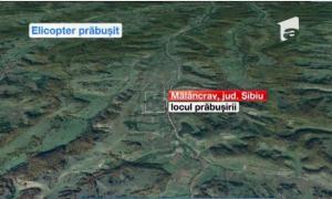 Update! Un elicopter militar s-a prăbuşit la Sibiu! Opt morţi şi doi răniţi