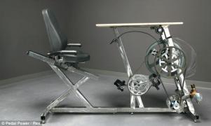 Invenţie inedită! Slăbeşti la serviciu cu biroul care te ajută să arzi calorii