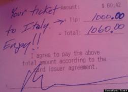 Bacșiș de 1000 de dolari! Ce l-a impresionat pe client