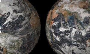 Cel mai mare SELFIE a fost făcut de NASA! 100 de ţări, mii de poze