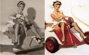 Galerie foto de colecţie! Cum arătau, de fapt, fetele din afişele PinUp