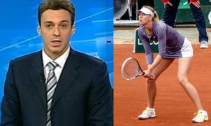 Mircea Badea despre Şarapova: "Pozează la fiecare servă!"