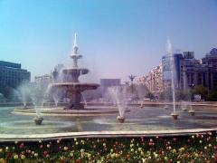 Muzică, lumini si fântâni în centrul Bucureștiului