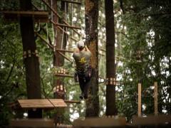 Liber la distracţie! A fost inaugurat cel mai mare parc de aventură din România