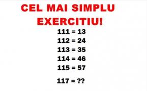 Exerciţiul acesta poate fi rezolvat şi de un copil de clasa I! Tu reuşeşti?