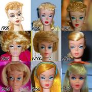 FOTO! Cum arăta păpușa Barbie în 1959?! EVOLUȚIA ei, de-a lungul timpului!
