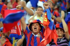 Suporterii echipei FC Steaua SA București au interdicție la meciul cu Pandurii Târgu Jiu