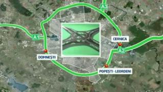 Pasajul din zona centurii Bucureşti - Domneşti, finalizat în 2017. Cât va costa?!