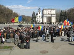 Manifestație la Chișinău, la împlinirea a 203 ani de la alipirea Basarabiei la Imperiul Rus