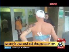 Bătaie cu săbii din faţa sediului poliţiei Timiş