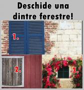Cel mai interesant test! Deschide una dintre ferestre şi află care este cea mai mare temere a ta