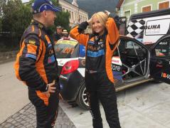 Prezentatoarea Observator Special de la Antena 1, Octavia Geamănu, pilot de raliu la Sibiu
