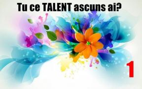 Cel mai simpatic TEST! Alege o imagine şi vezi ce TALENT ASCUNS ai