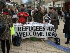 Mii de persoane demonstrează la Londra pentru primirea refugiaților